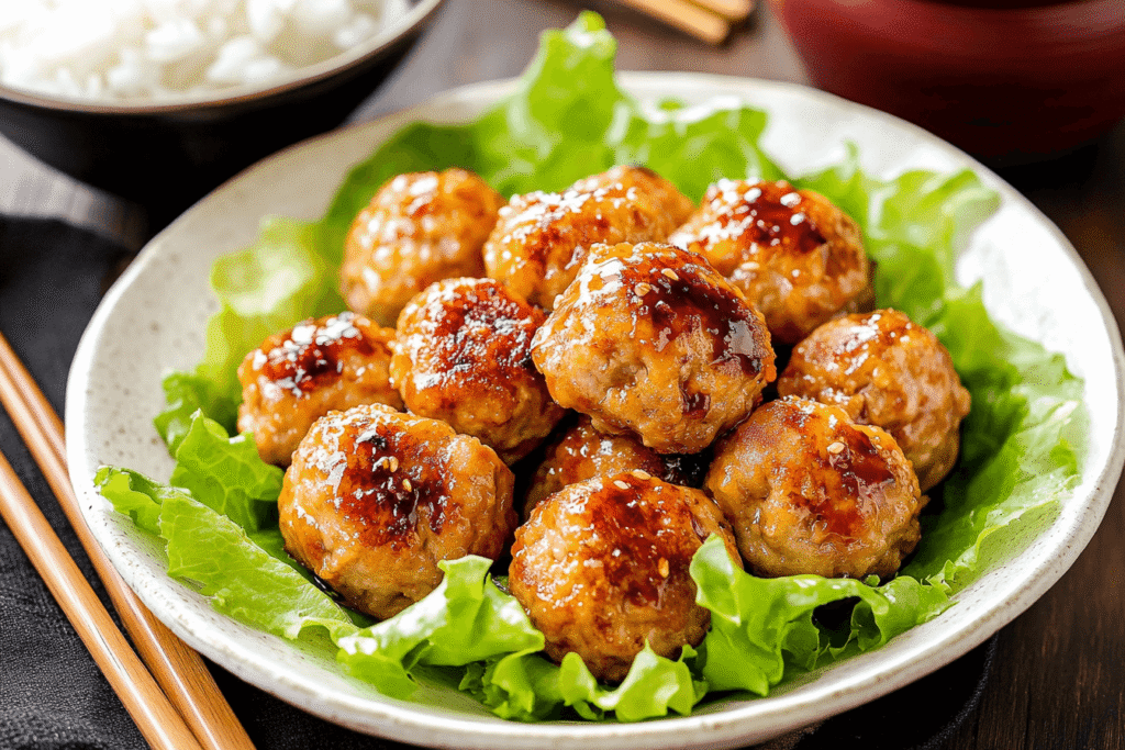 Fluffy Chicken Meatballs