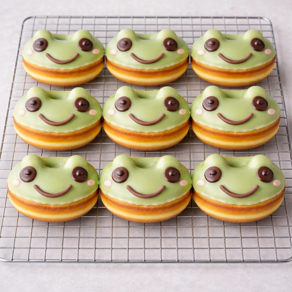 Matcha Frog Donuts Matcha Frog Donuts