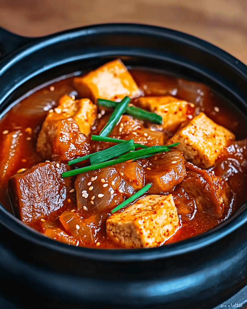 Kimchi Jjigae recipe 