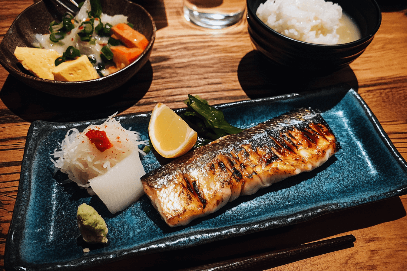 Grilled Mackerel Saba Shioyaki (鯖の塩焼き)