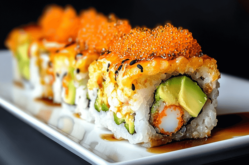 How to Make the Best Dragon Roll🍣(ドラゴンロール)