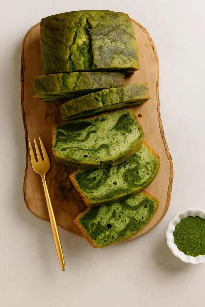 Matcha Marble Cake