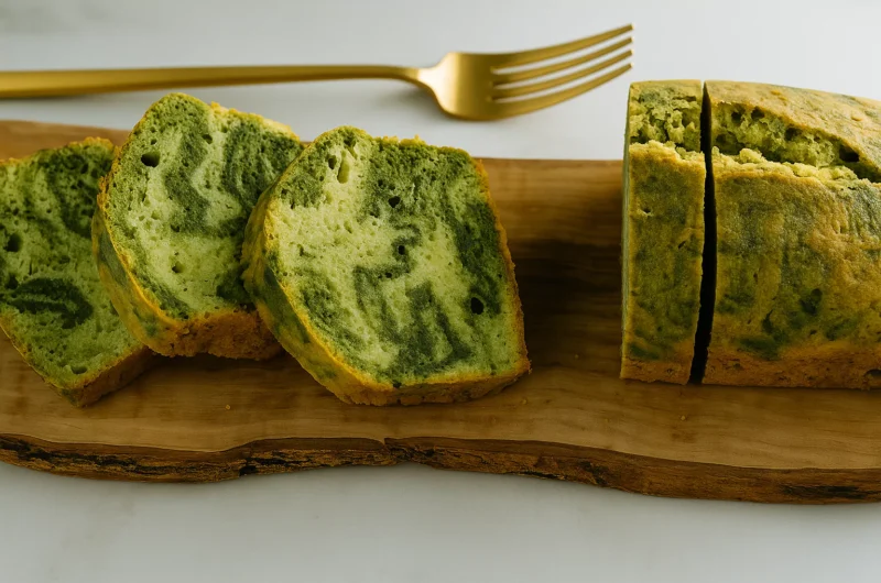 How to make Matcha Marble Cake 抹茶マーブルケーキ