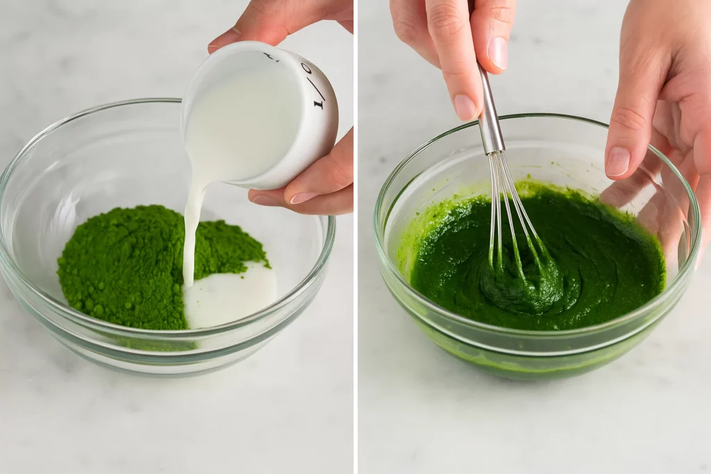 matcha marble cake