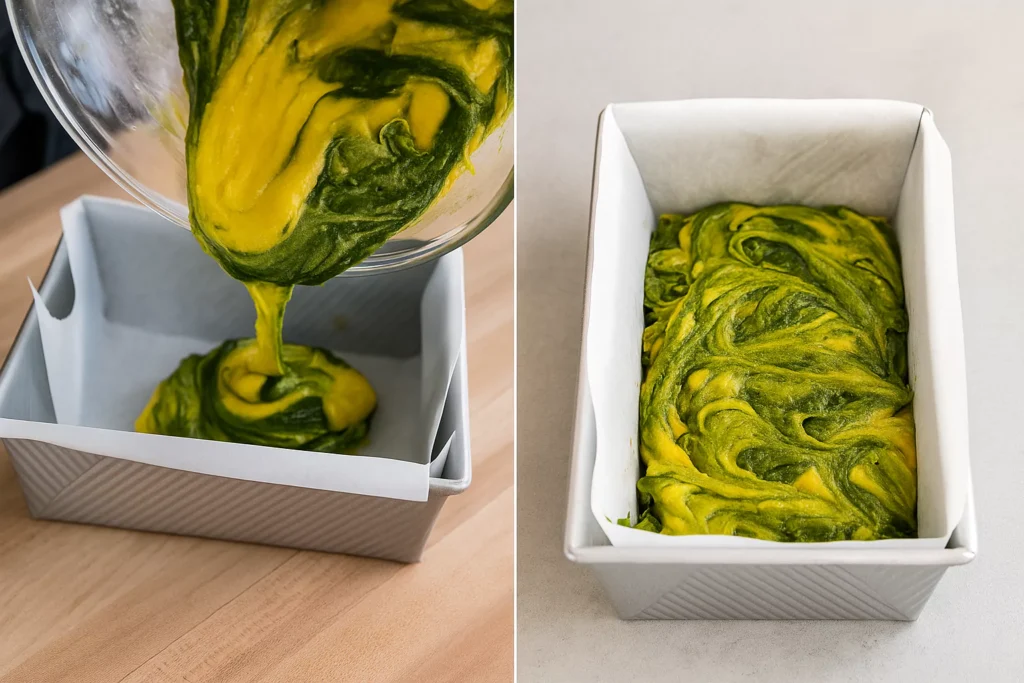 matcha marble cake
