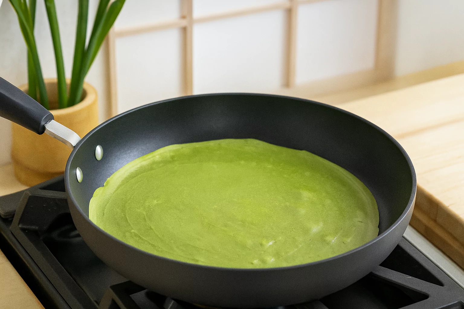 Matcha Mille Crepe Cake
