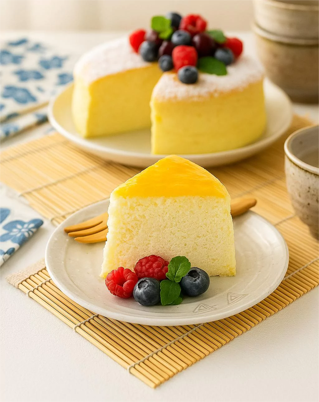  スフレチーズケーキ