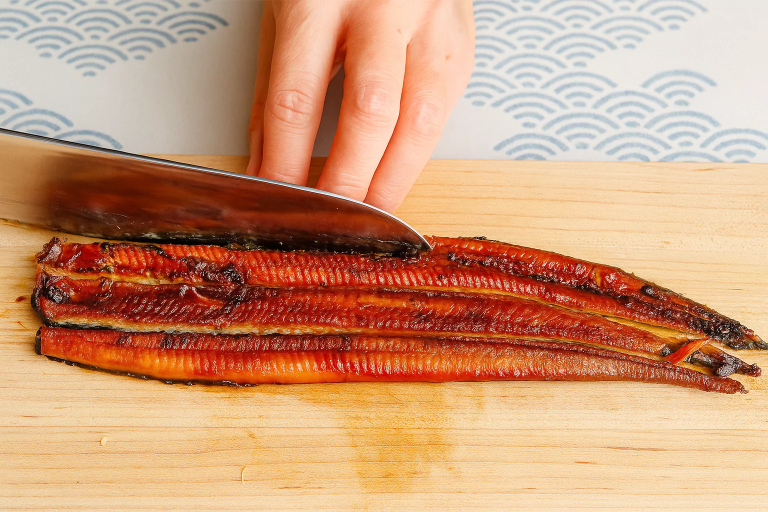  the grilled eel (unagi) fillet