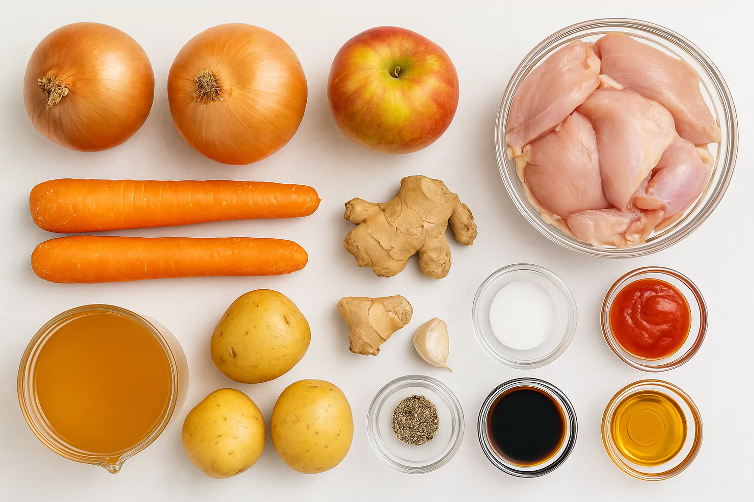 Japanese Chicken Curry Ingredients