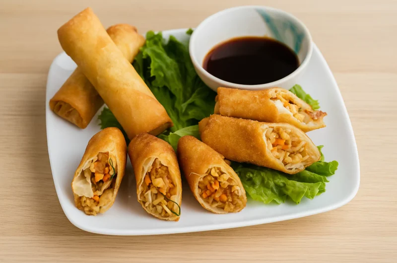 How to Make Harumaki (Japanese Spring Rolls) 春巻き