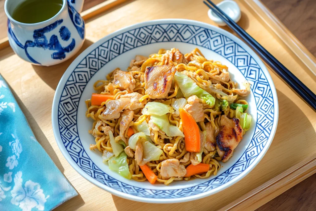 Chicken Yakisoba