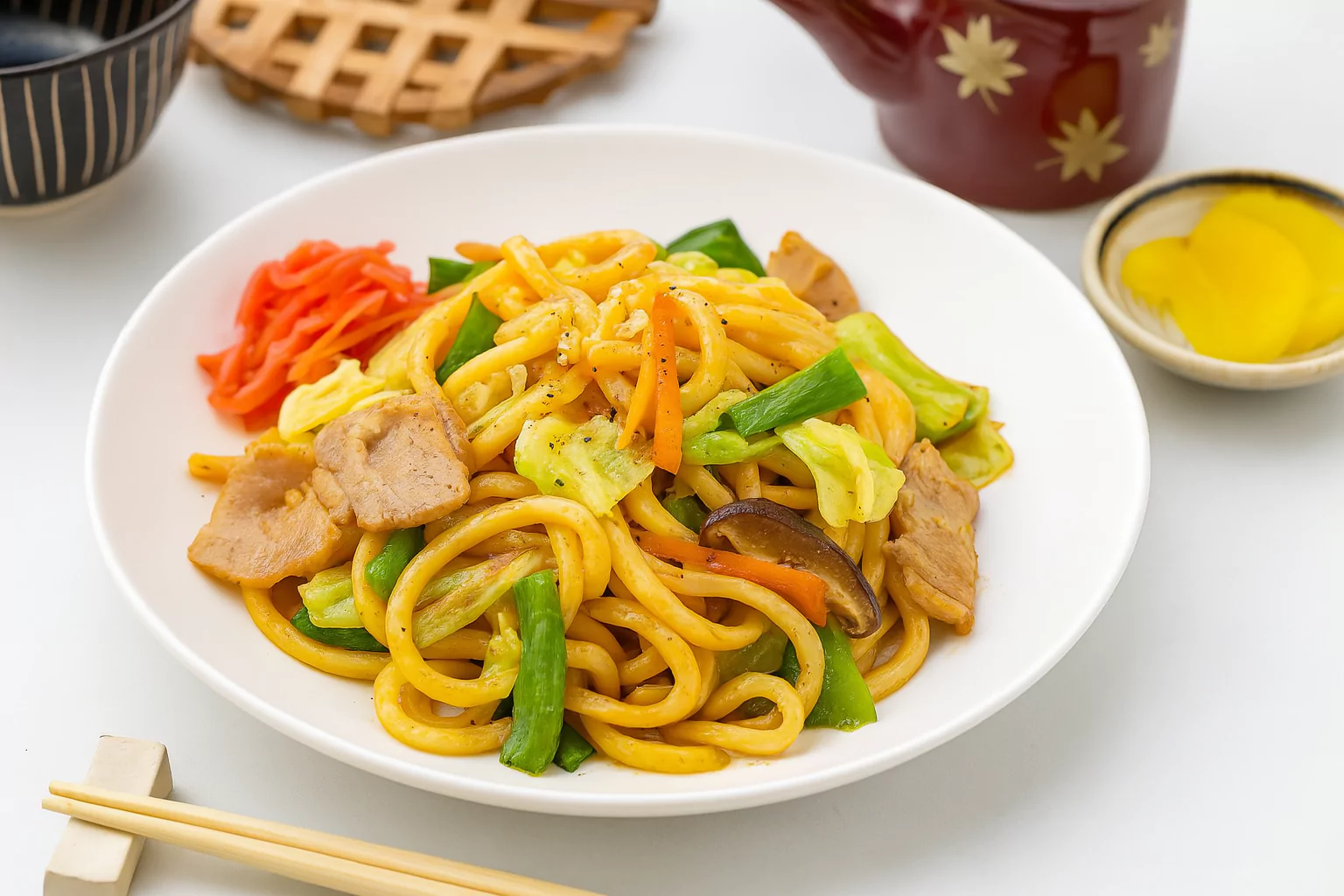 Yaki Udon (焼きうどん) @JapanDishes