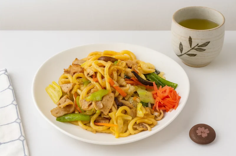 Yaki Udon (Stir-Fried Udon Noodles) 焼きうどん