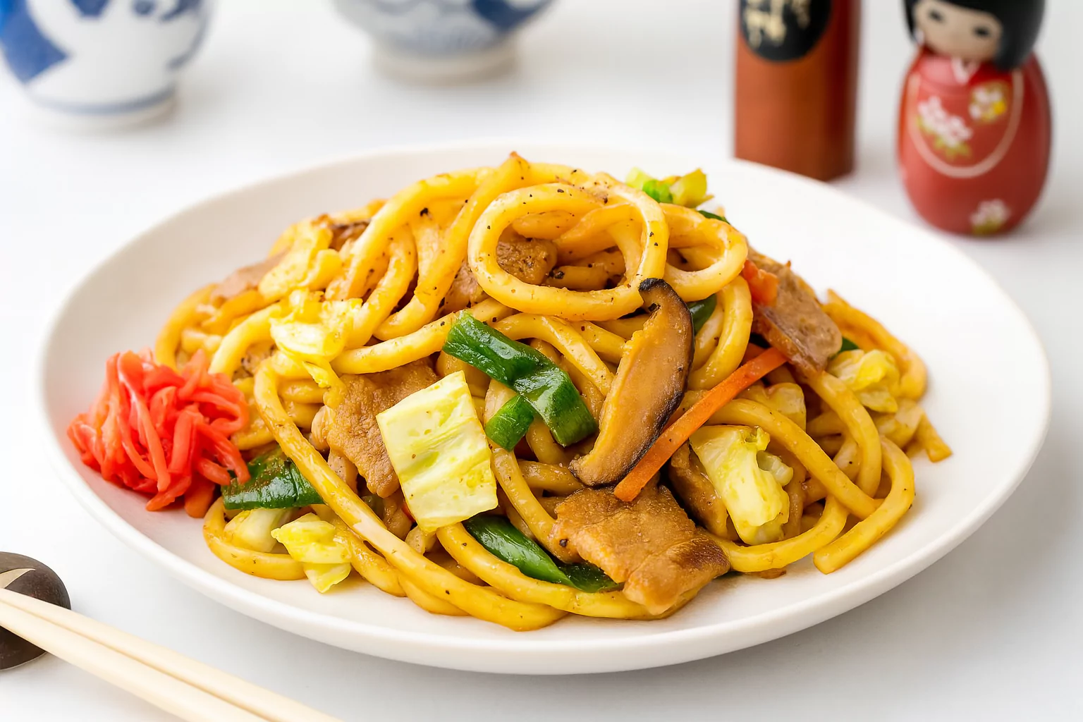 Yaki Udon (焼きうどん) @JapanDishes