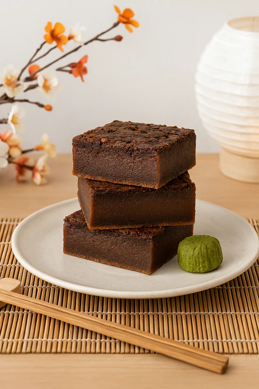  Chocolate Butter Mochi Cake @JapanDishes