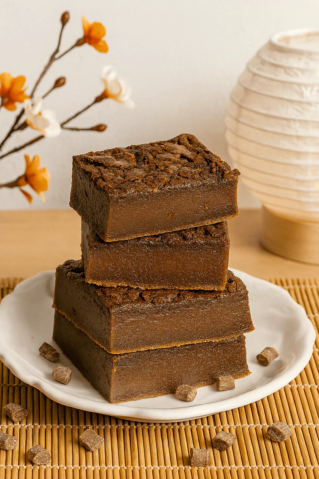 Chocolate Butter Mochi @JapanDishes