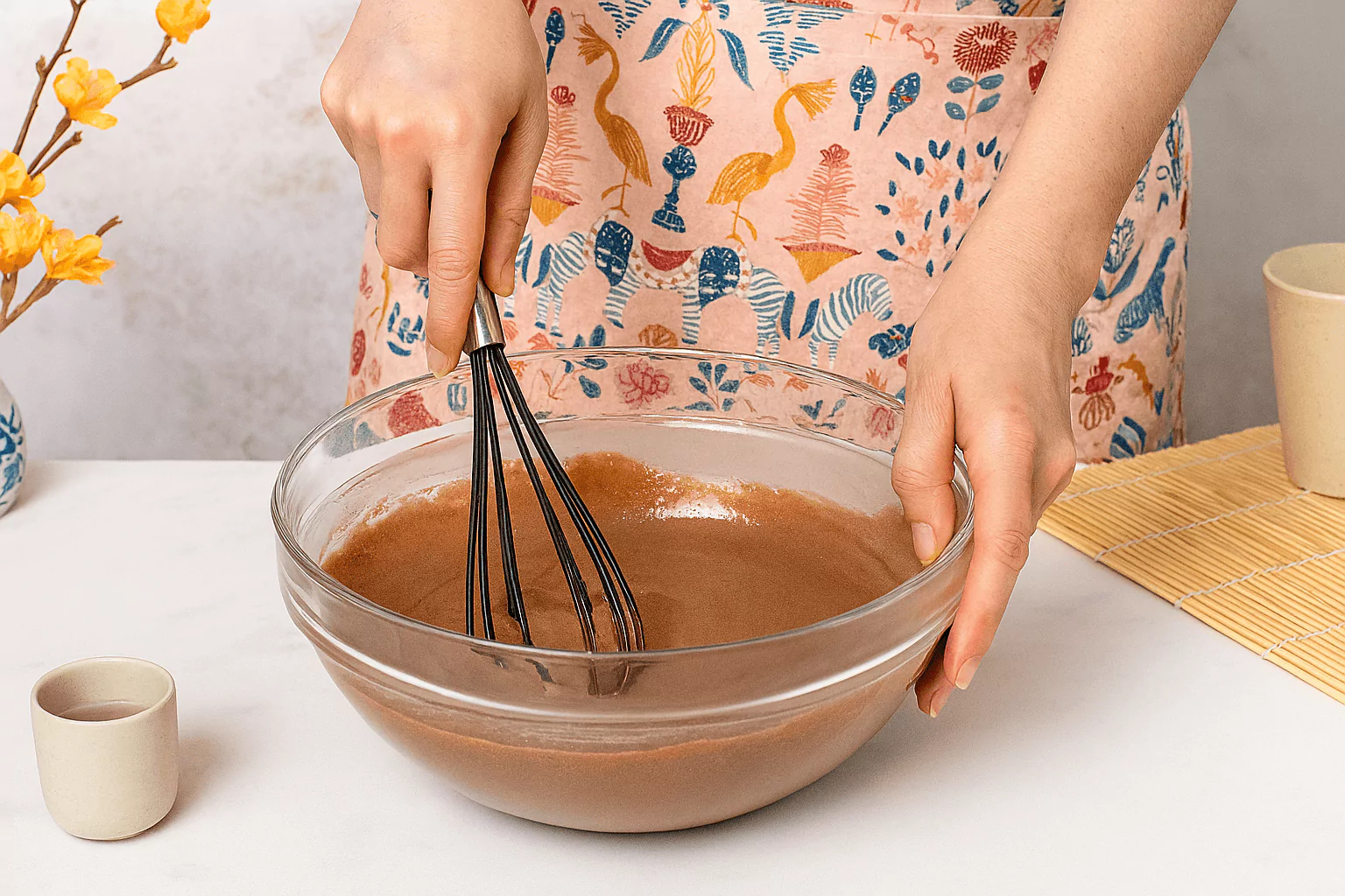 Chocolate Butter Mochi