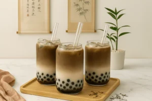 Japanese Hojicha Milk Tea
