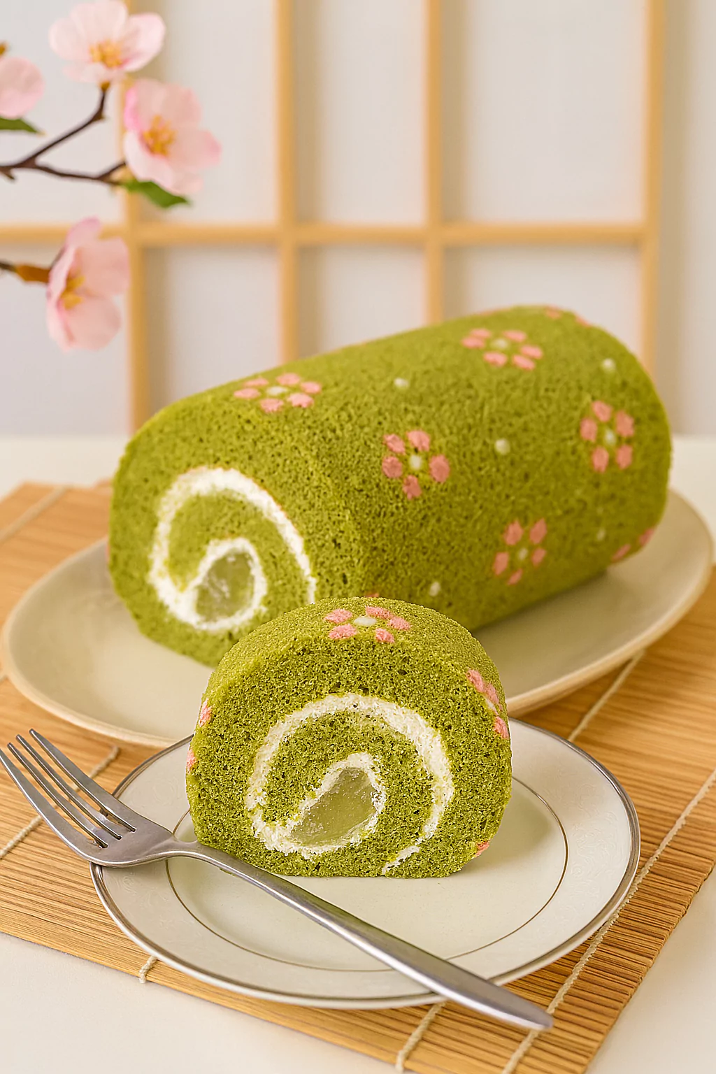 Matcha Roll Cake