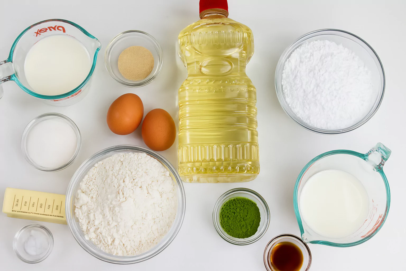 Ingredients for Pon de Ring Donut