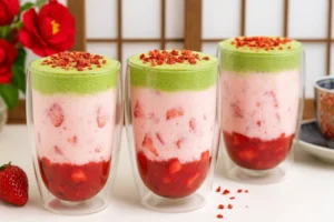 strawberry matcha latte starbucks recipe