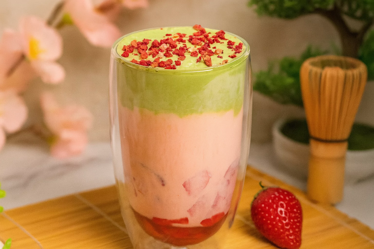 Strawberry Matcha Latte Starbucks