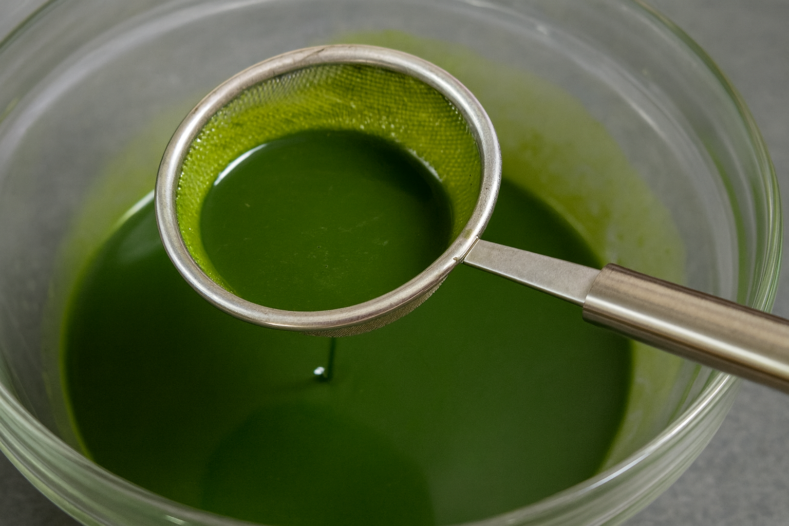 Rich two-layer matcha pudding 濃厚な二層抹茶プリン