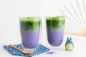 Ube Matcha Latte