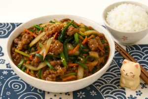 Stir-fried Beef and Chives