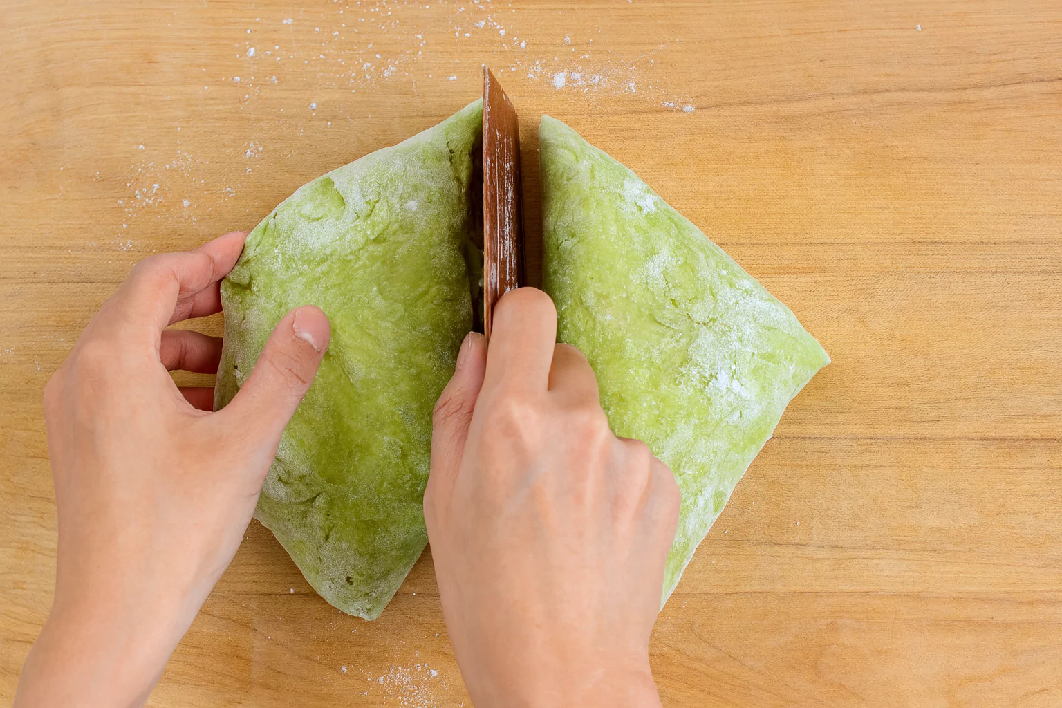 Matcha Chestnut Baguette (抹茶栗バゲット)