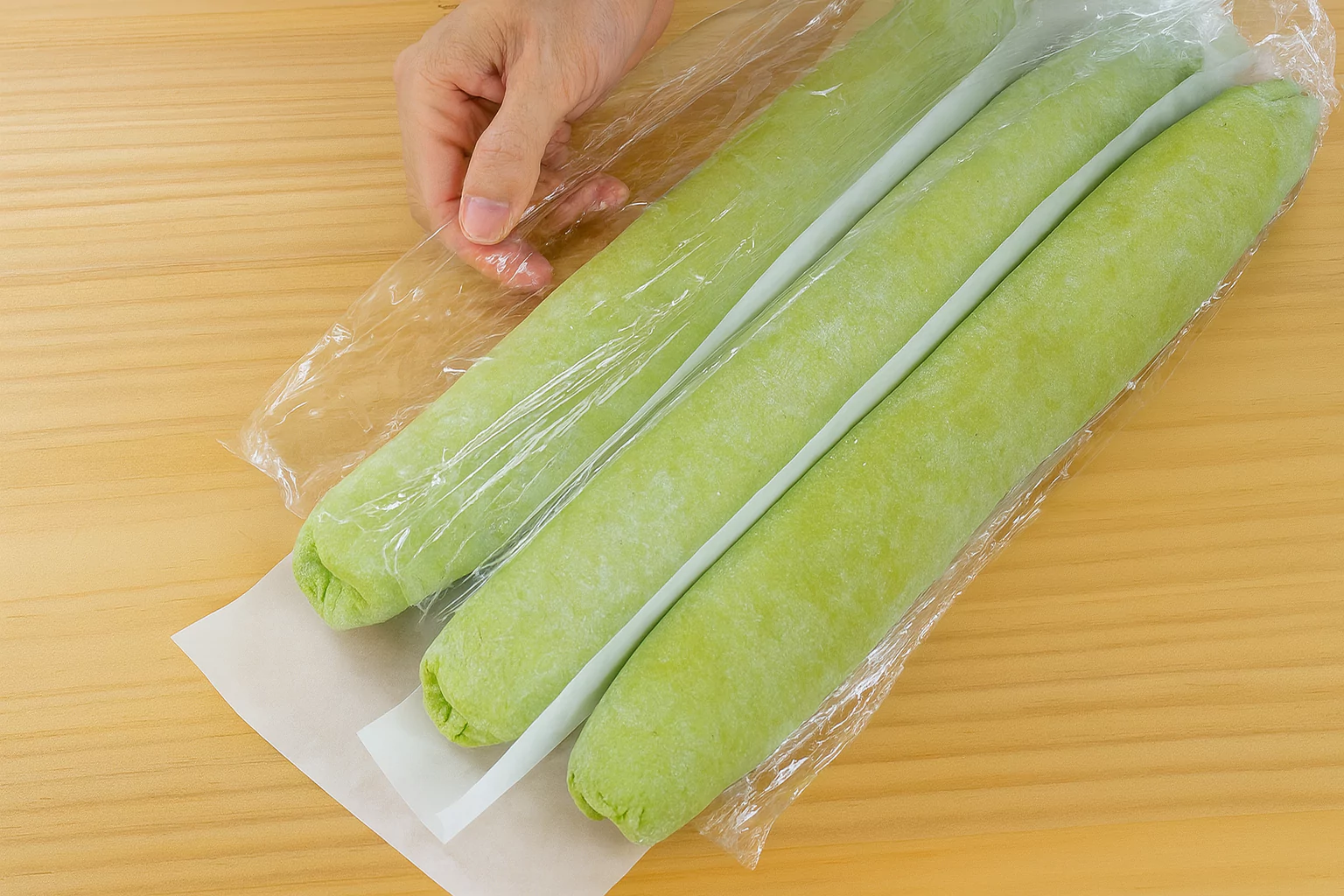 Matcha Chestnut Baguette (抹茶栗バゲット)