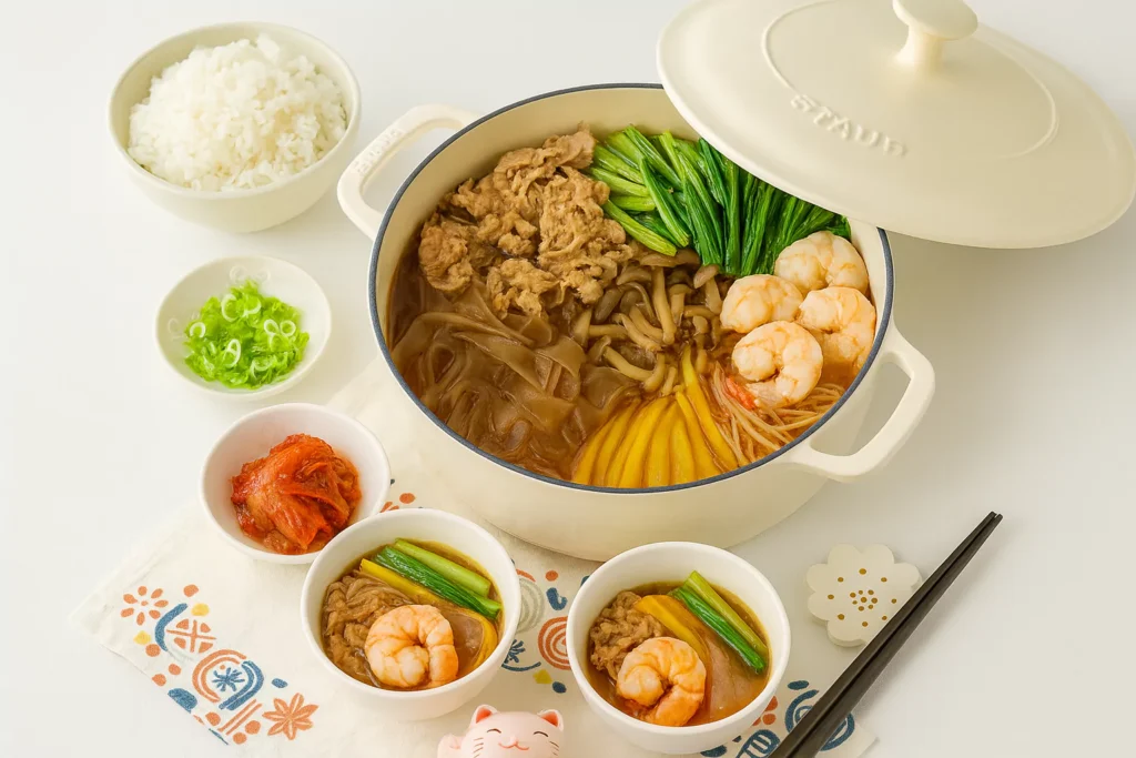 Stewed glass noodles