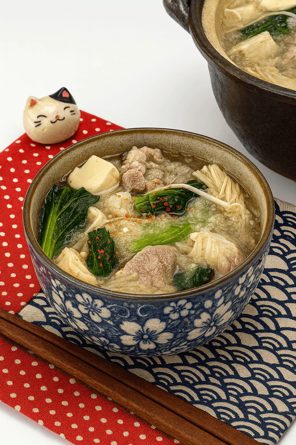 Tonjiru (Pork and Vegetable Miso Soup) 豚汁 @JapanDishes
