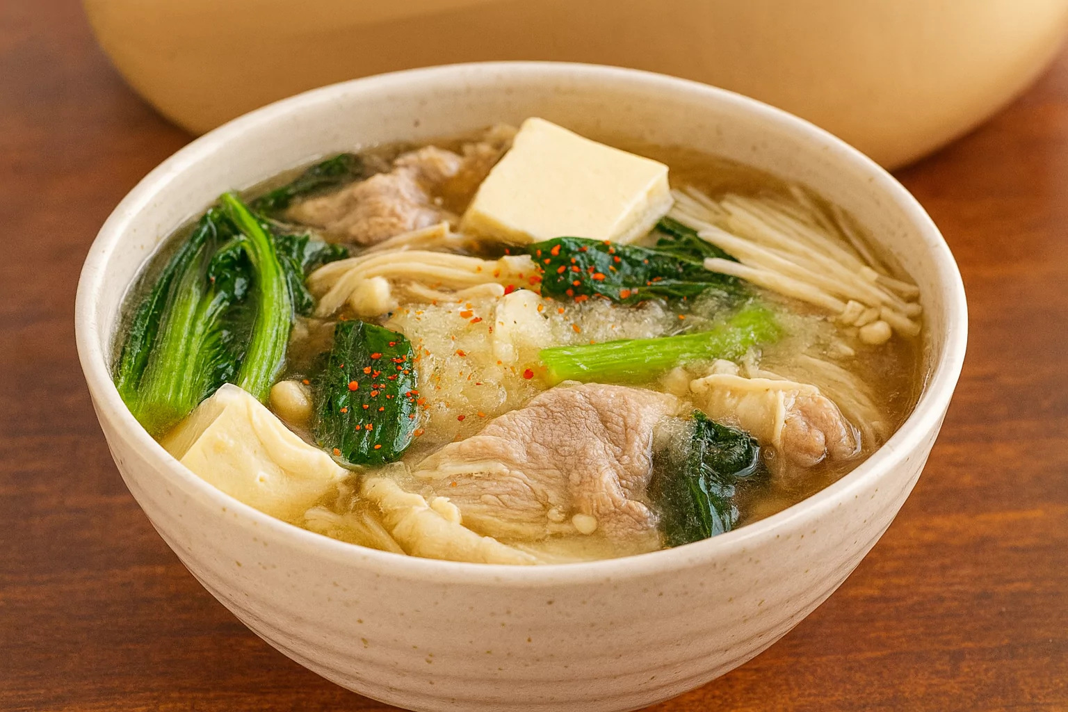 Tonjiru (Pork and Vegetable Miso Soup) 豚汁 @JapanDishes