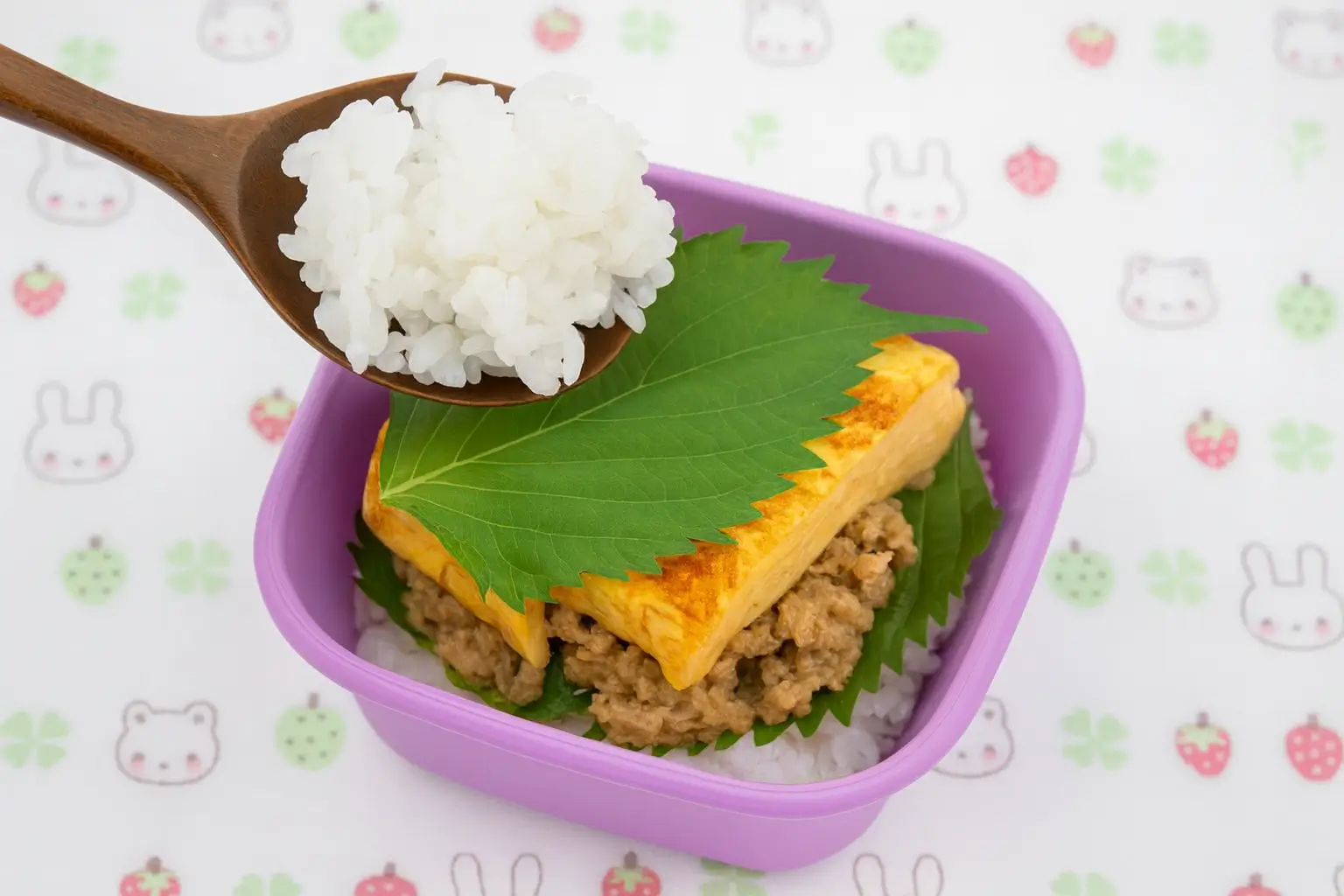 Chicken Onigirazu (鶏おにぎらず)