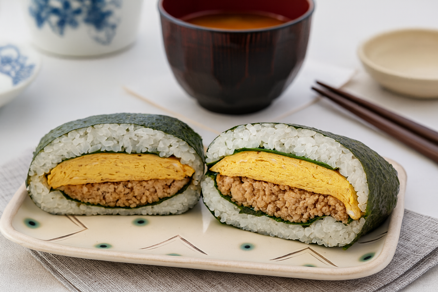 Chicken Onigirazu 鶏おにぎらず