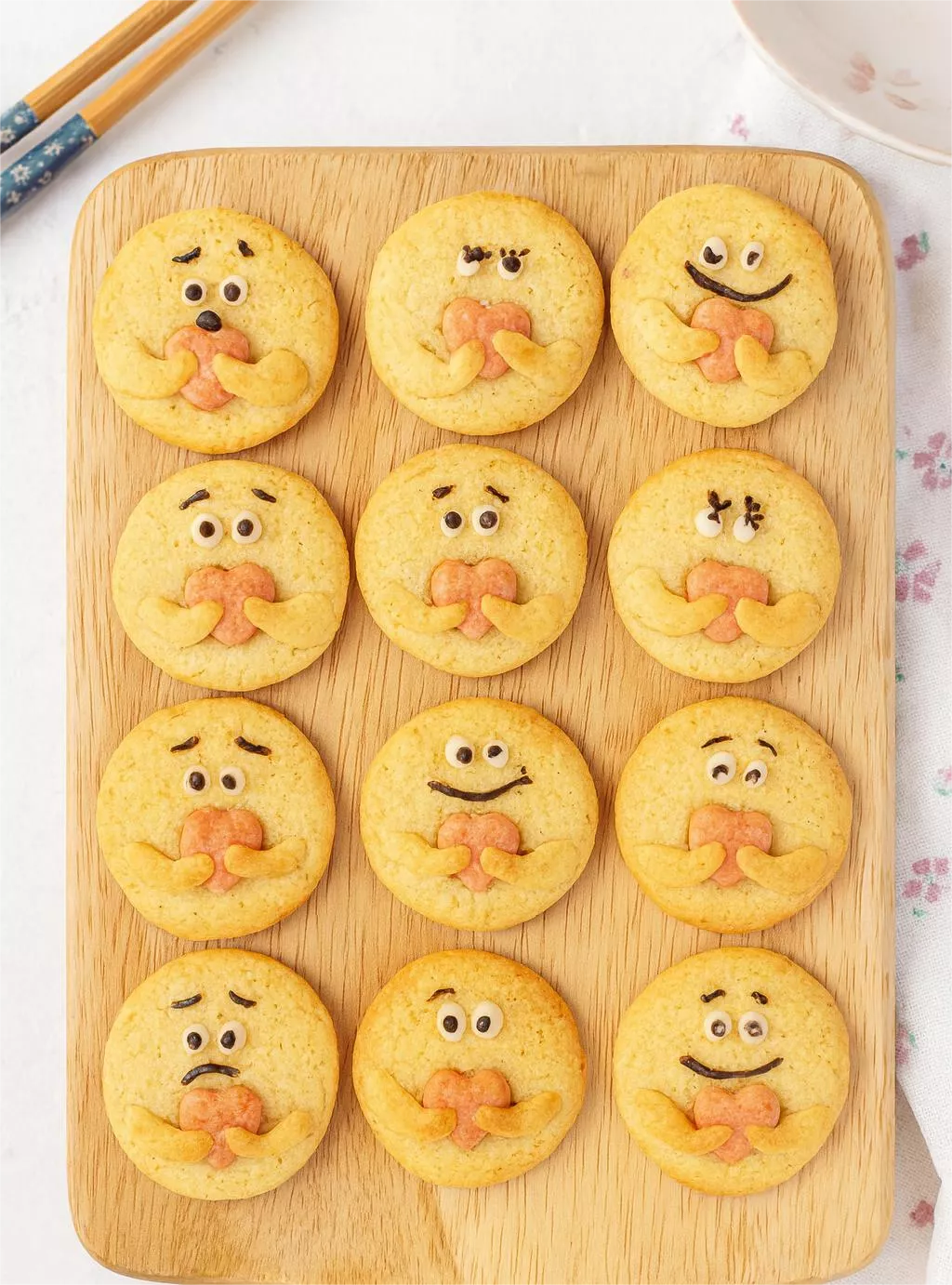 Heart Cookies with pancake mix