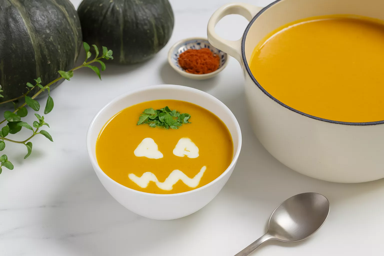 Japanese Pumpkin Soup かぼちゃのスープ