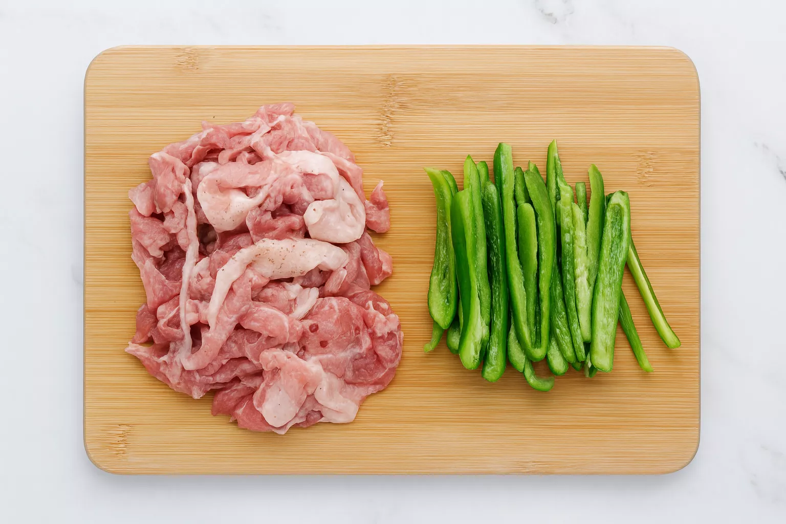 Japanese Stir-fry  (豚肉とピーマンの炒め物) 