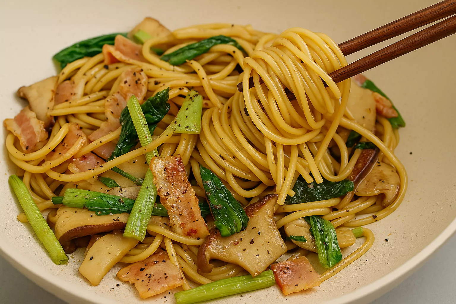 Japanese-style pasta