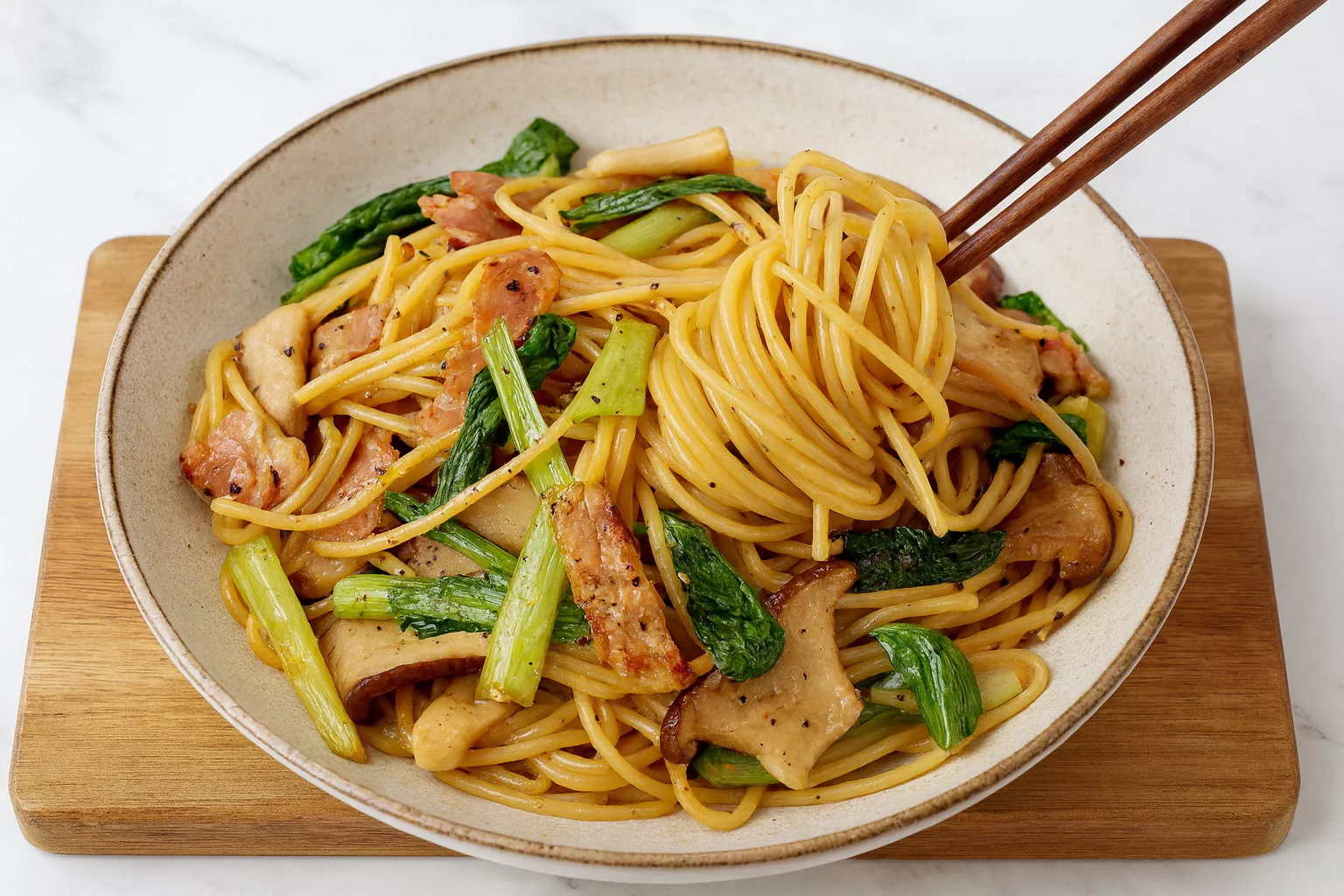 Japanese-style pasta