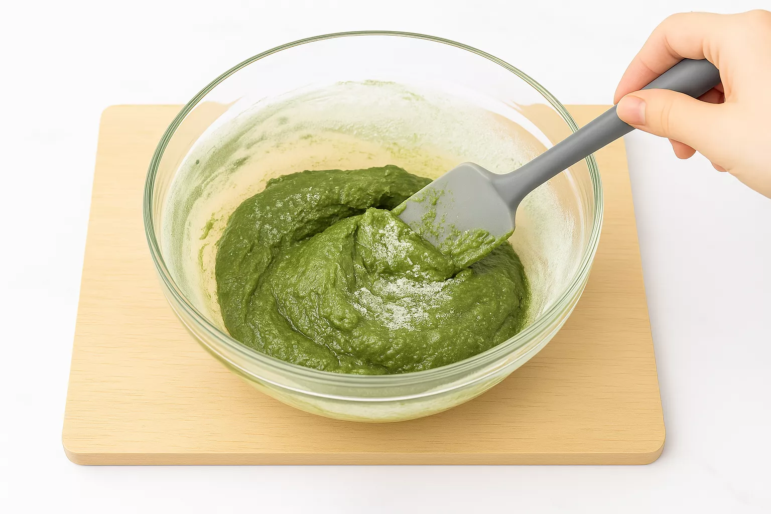 White Choco Matcha Pound Cake