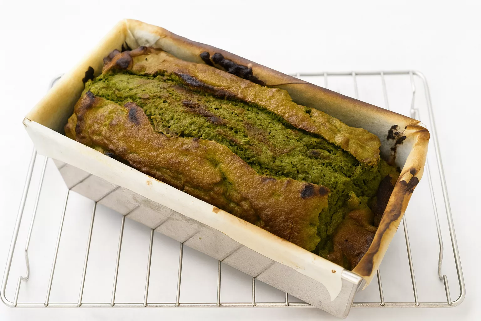 White Choco Matcha Pound Cake