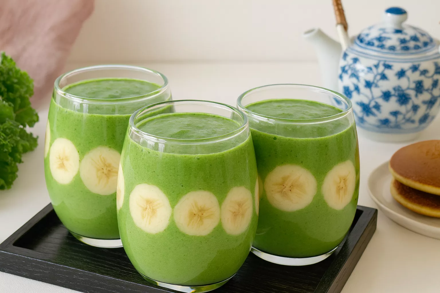 How to Make Juicy Matcha Smoothie 抹茶スムージー