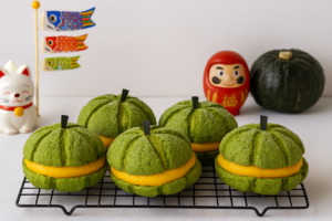 Pumpkin Melon Bread (パンプキン・メロンパン)