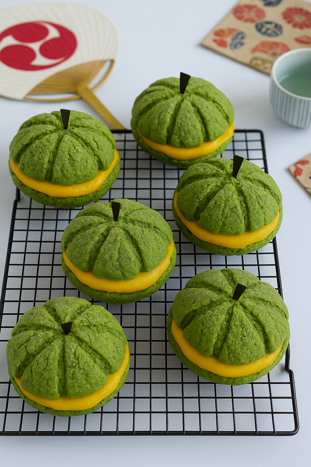 Pumpkin Melon Bread (パンプキン・メロンパン)