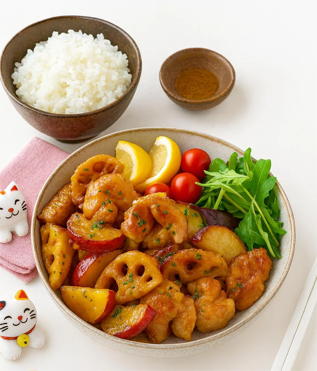 Satsumaimo Stir-Fry   和風さつまいも炒め @JapanDishes