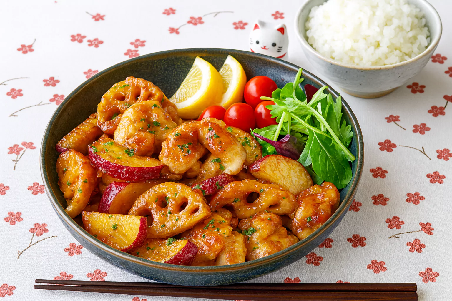 Satsumaimo Stir-Fry   和風さつまいも炒め @JapanDishes