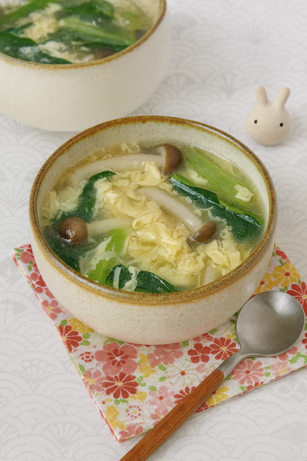 Komatsuna soup 小松菜スープ