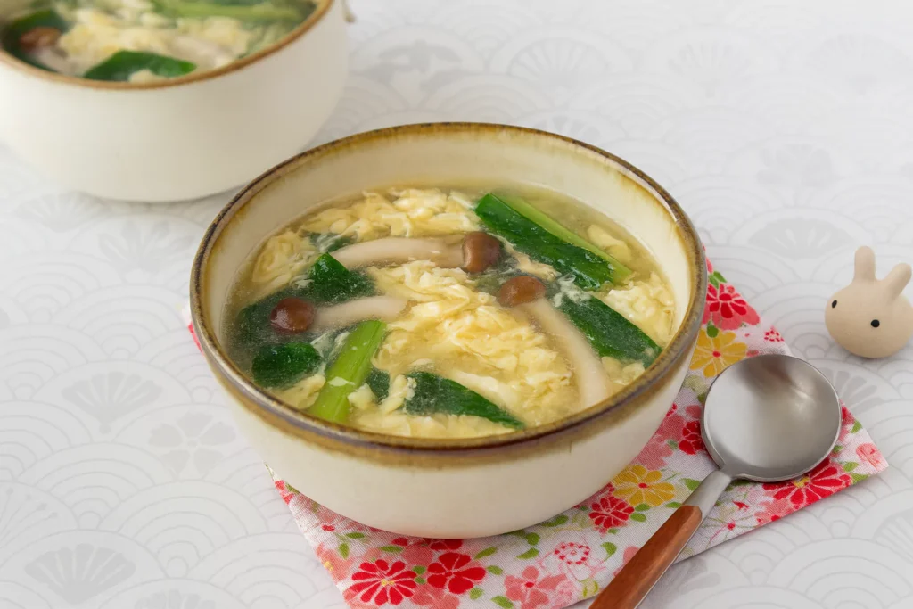 Komatsuna soup